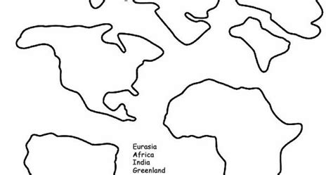 Pangea Cutouts Great For The Map Pangea Activity That We Have Planned