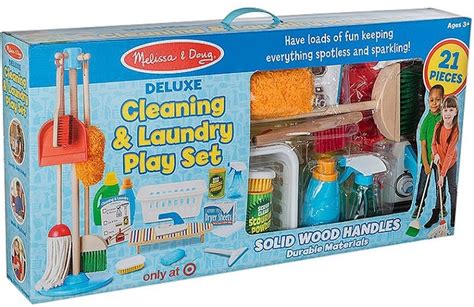 Melissa And Doug Deluxe Cleaning And Laundry Play Set Only 1999