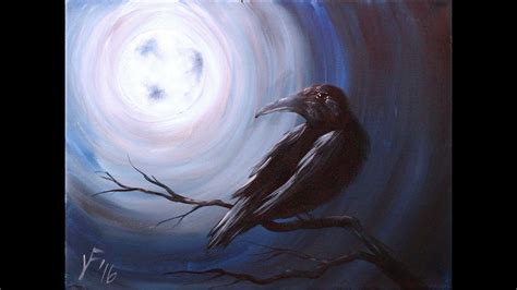 Midnight Raven 2016 Step By Step Acrylic Painting On