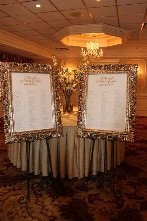 How Are You Displaying Your Table Assignments Weddings Do It