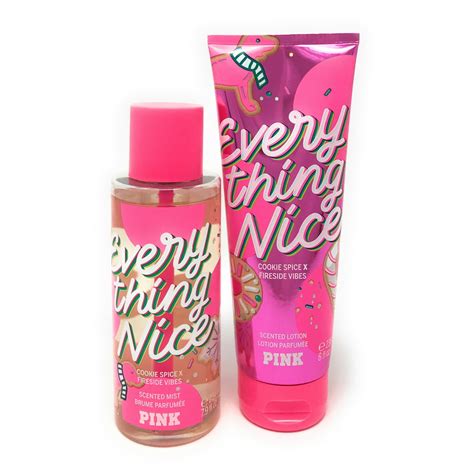 Victorias Secret Pink Everything Nice Body Mist And Fragrance Lotion