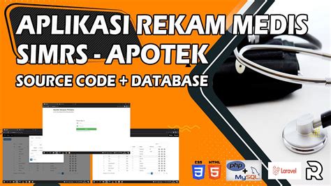 Aplikasi Rekam Medis Simrs Sirs Apotek Source Code Database Php Mysql