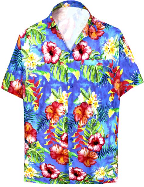 Happy Bay Hawaiian Shirt Mens Beach Aloha Camp Party Holiday Short