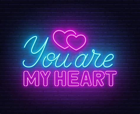 You My Neon Stock Illustrations 196 You My Neon Stock Illustrations