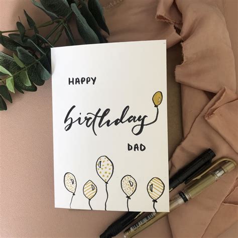 Choose from 22+ design customize our cards to say, happy birthday, dad! in your own way. Penned by Em | Custom birthday card | Happy Birthday Dad | Happy birthday cards handmade ...