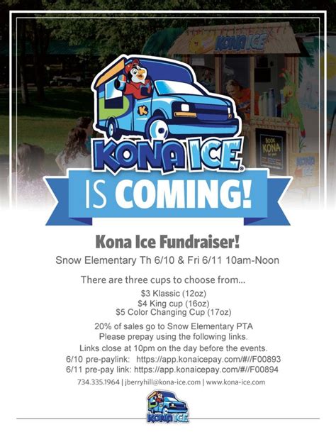 Kona Ice Flyer Template