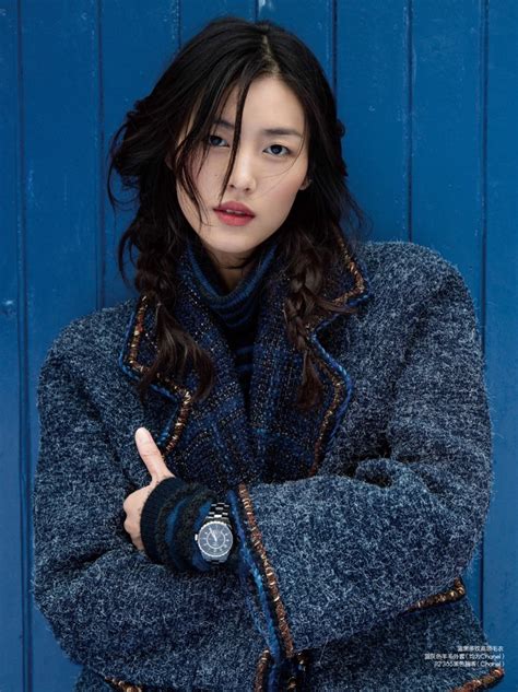 Liu Wen Poses In Colorful Fashions For Elle China
