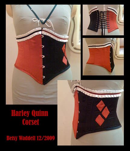 Harley Quinn Underbust Corset For Sale Visit Macbeemeret Flickr