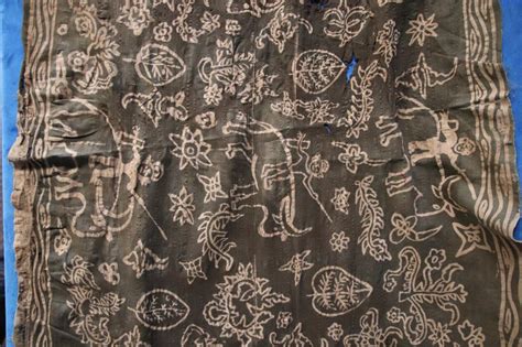 Lot Sacred Traditional Toraja Batik Cloth As Found Sulawesi C1900