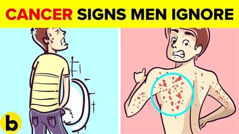 9 Signs Of Cancer Mostly Ignored By Men Youtube
