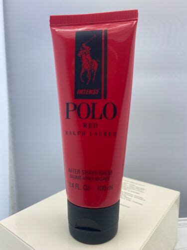 Polo Red Intense By Ralph Lauren After Shave Balm 34 Oz 100 Ml Brand