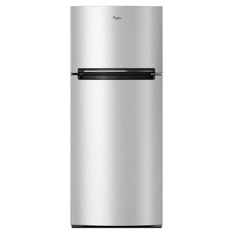 Whirlpool 18 Cu Ft Top Freezer Refrigerator In Fingerprint Resistant