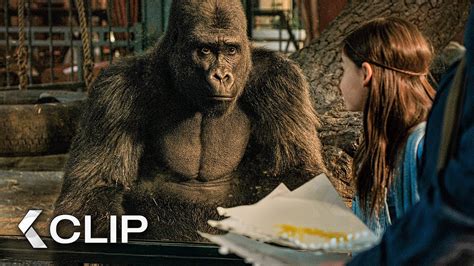 The script left sloppy loose ends, but the always amazing brooklynn prince, who voices ruby, can make. A Gorilla, Who Draws! - THE ONE AND ONLY IVAN Movie Clip ...