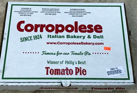 Pizza Quixote Review Corropolese Bakery Tomato Pie