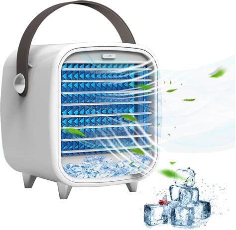 Air Conditioner Portable Cooling Fan Desk Fan With Ice Tray Water