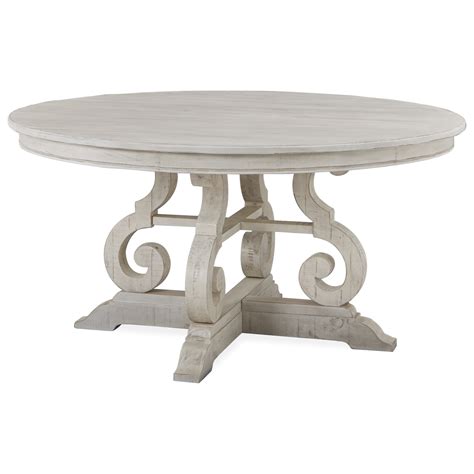 Magnussen Home Bronwyn D4436 60 Round Farmhouse Dining Table