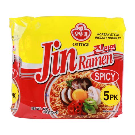 Ottogi Noodles Jin Ramen Spicy 600g From Buy Asian Food 4u