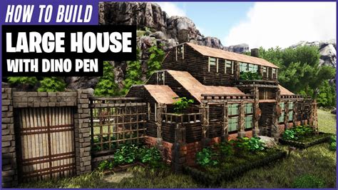 This ark build guide will walk you through the steps involved in building this fantastic looking thank you all for your continued. How To Build A Large House With Dino Pen | Ark Survival ...