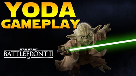 Yoda Gameplay Habilités Star Wars Battlefront 2 Youtube