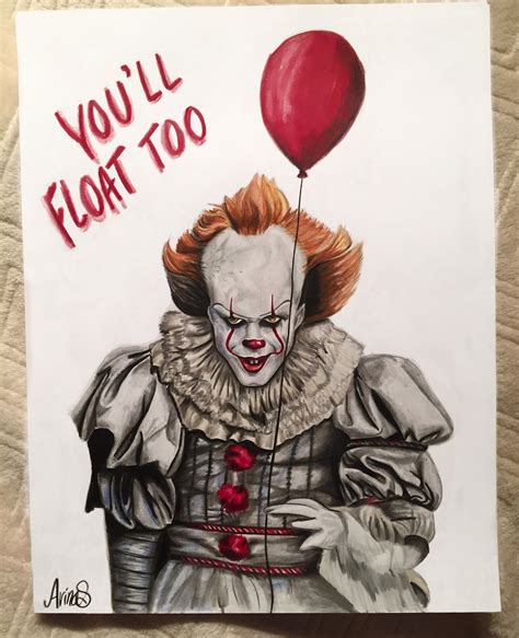 Pennywise It Pennywise The Dancing Clown From It Art By Arina Smi Pennywise Painting Book