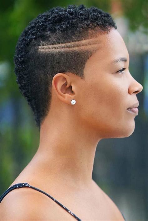 Low Fade Haircut For Black Women