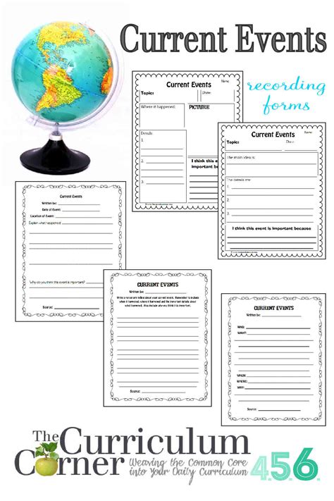 Free Printable Current Events Worksheets Printable Templates