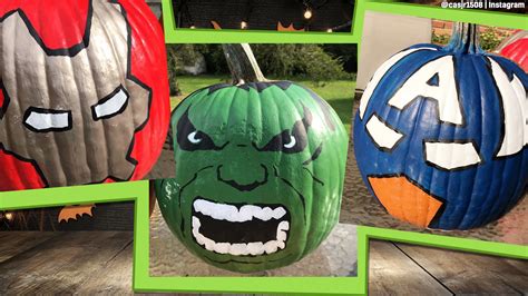 Marvel Pumpkin Designs Pumpkin Carving Stencils Jack Lantern Culture