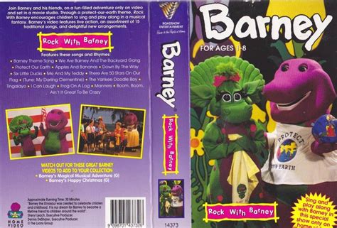 Barneys Rock With Barney Vhs Video Pal~ A Rare Find~ Ebay