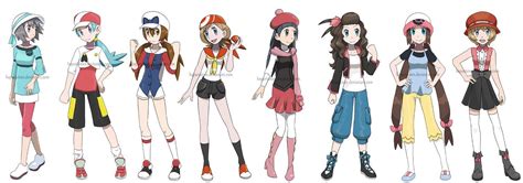 Pokegirls Alt Outfits Anime Girl Pokemon Clothes Pokemon