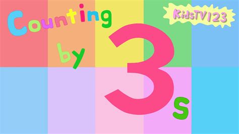 Counting By 3s Youtube