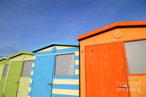 Colorful Beach Huts Seaford East Sussex Photograph By James Brunker
