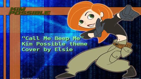 Call Me Beep Me Cover Kim Possible Cover By Elsie Lovelock Youtube