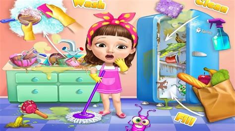 Fun Baby Girl Care Kids Games Sweet Baby Girl Cleanup 5 Play Fun