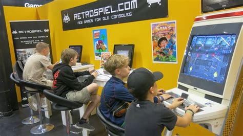 Retrospiel Retro Gaming Area Gamescom 2023 Youtube