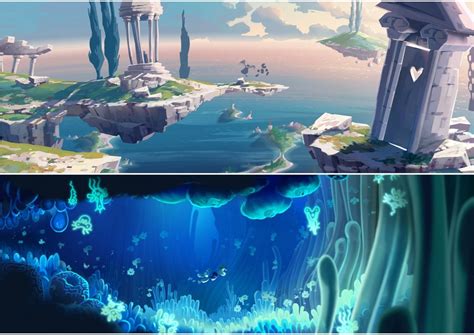 Artworks Rayman Legends Environment Concept Art Environmental Art