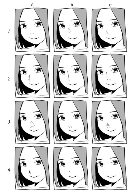 べろせ On Anime Nose Nose Drawing Manga Nose