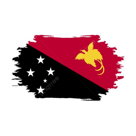 Bandiera Della Papua Nuova Guinea Trasparente Con Png Gratuito In Stile
