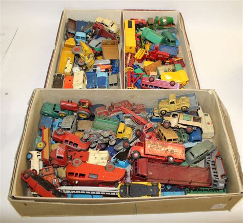 Die Cast Toys A Large Collection Of Unboxed Die Cast Toys Including