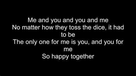 Gerard Way And Ray Torro Happy Together Lyrics Youtube