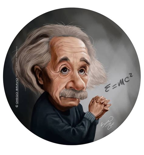 Albert Einstein Diego Bravo Irancartoon