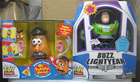 Toy Story Collection Mr Potatohead And Buzz Lightyear With