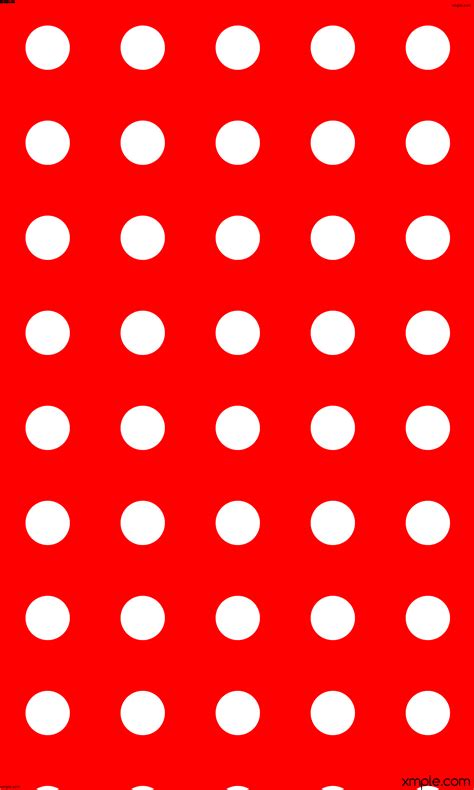 Wallpaper Dots Red White Spots Polka Ff0000 Ffffff 225° 143px 308px