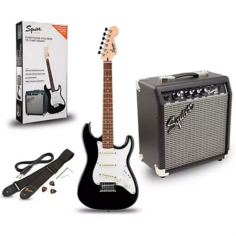 Squier Strat Pack Sss Electric Guitar With Fender Frontman G Combo