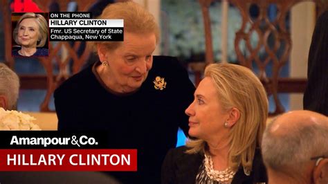 hillary clinton madeleine albright was a great person and a wonderful friend amanpour and