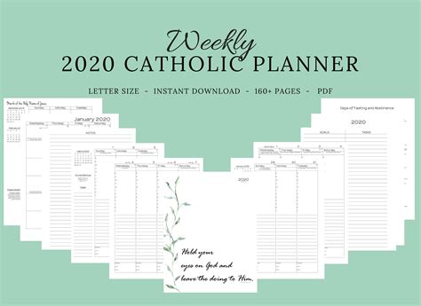 Printable catholic calendar uploaded by robert ward on wednesday, june 20th, 2018. Free Printable Catholic Liturgical 2020 Calendar ...