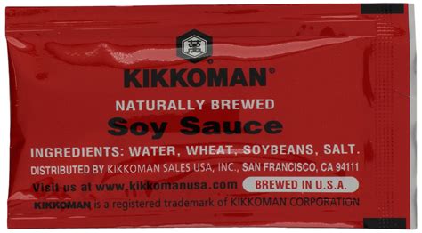 Kikkoman Soy Sauce Packets 200 Countb0046hc63m