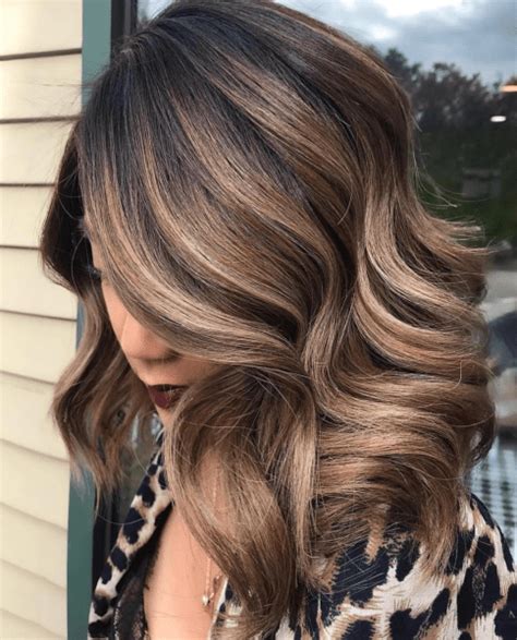 Hot Shot Warm Balayage Finalists Behindthechair Com Brown Hair Colors Brown Hair With