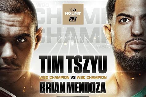 Tim Tszyu Vs Brian Mendoza Viewing Details Start Time Boxing News Co