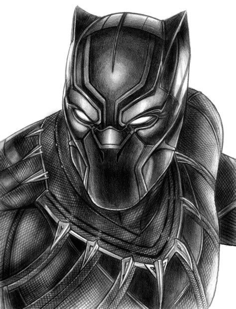 Black Panther Full Movie Sketch Easy Black Panther Drawing