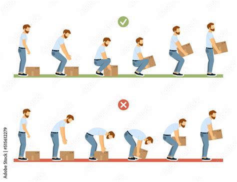 Lifting Technique Safety Moving And Load Heavy Objects Body Ergonomic